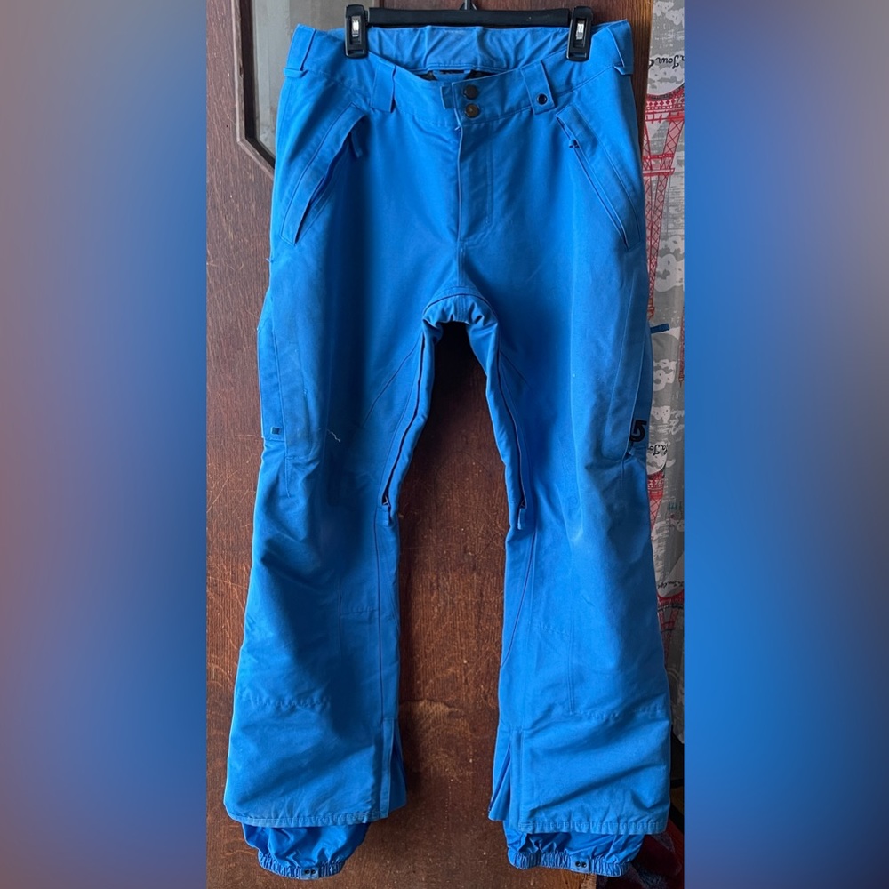Mens Blue Burton Snowpants